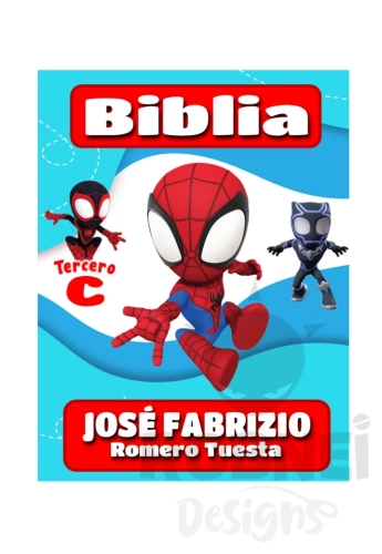Spidey Caratula Biblia
